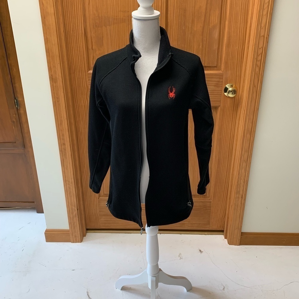 SPYDER Kids fleece panel full zip jacket size XXL